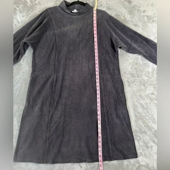 J. Jill corded velour mock neck dress - Picture 7 of 11